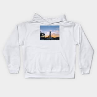 visit, appreciate, stroll, outing, park, green, travel, nature, outdoor, out, philippines, trip, quezon city, quezon memorial circle, monument Kids Hoodie